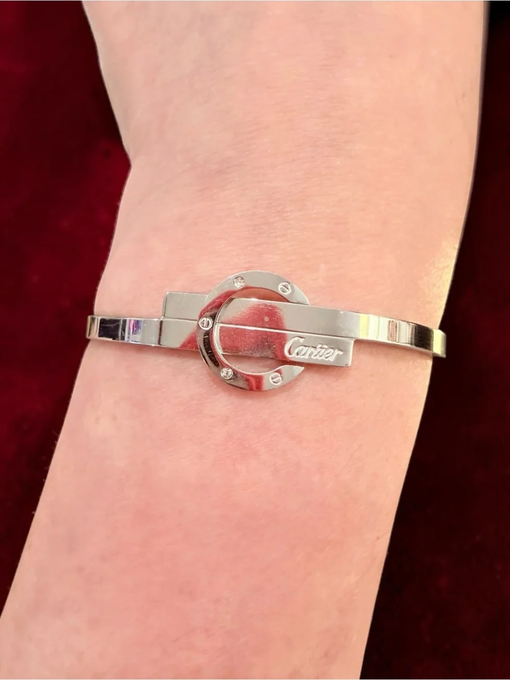 Silver Cartier Bracelet